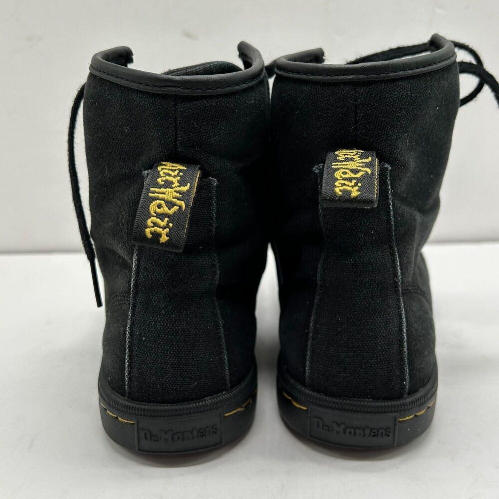 Dr. Martens Ankle Boots Size 5 L Air Wair Sheridan Black Matte Softwair Footbed - Picture 10 of 13